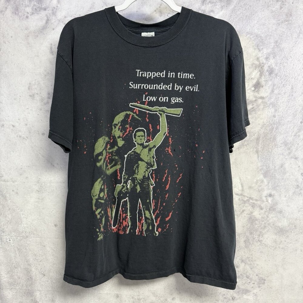 VTG ARMY OF DARKNESS 90s RARE T Shirt Tee Horror Movie Zombie Evil Dead Raimi